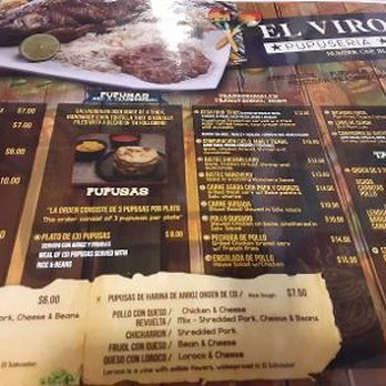 El Viroleño - menu - Salvadoran Near Me - Tallahassee, Florida El Viroleño - menu - Salvadoran Near Me - Tallahassee, Florida