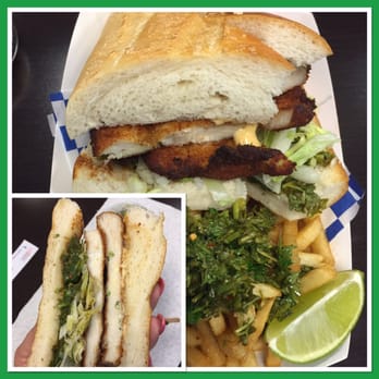 Piaggio Gaucho On Wheels - Chicken Milanesa Sandwich with Chimichurri Fries - Argentine Near Me