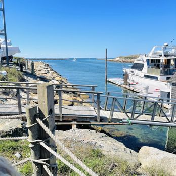 Sesuit Harbor Cafe - View from dining area - Seafood Near Me - Dennis, Massachusetts