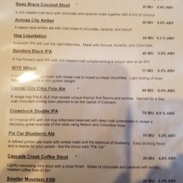 Beer menu. It does change!!! Beer menu. It does change!!!