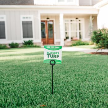 Nature's Turf - a lawn sign in front of a house - Pest Control Near Me - Peachtree City, Georgia Nature's Turf - a lawn sign in front of a house - Pest Control Near Me - Peachtree City, Georgia