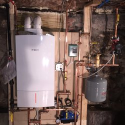 O'Neal Plumbing and HVAC Solutions - Combination boiler with on demand hot water installation