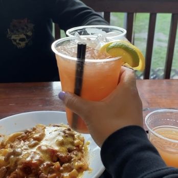 Alice's Restaurant - Blood orange margarita & whatever beer my man got lol - Diners Near Me - Woodside, California