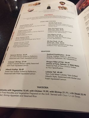 Menu photo 5 Shogun San Marcos, CA