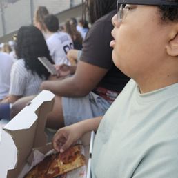 Pepperoni Pizza, one of his faves Pepperoni Pizza, one of his faves