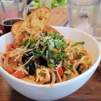 The Lab Collaborative - Seafood Linguini - New American Near Me - Oceanside, California The Lab Collaborative - Seafood Linguini - New American Near Me - Oceanside, California