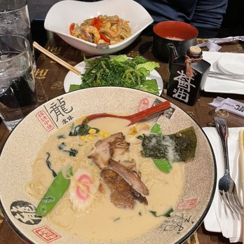 Kai's Sushi & Grill - Tonkotsu Ramen Japanese Seaweed Salad Chicken Chicken Yaki Udon - Sushi Bars Near Me - Minnetonka, Minnesota
