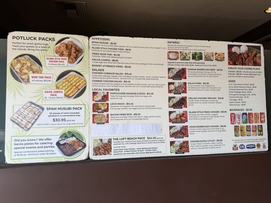 Menu photo 1 Loft Hawaiian Restaurant Gardena, CA Menu photo 1 Loft Hawaiian Restaurant Gardena, CA