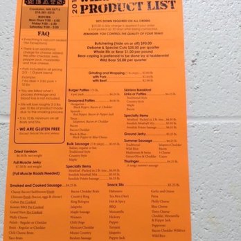 B & E Meats - Wild game prices/processing fees also what kind of meats you can make. - Meat Shops Near Me - Crookston, Minnesota
