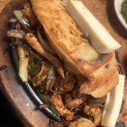 Mi Carreta Mexican Grill - Fajitas Mexicana loaded with chicken, steak, chorizo and shrimp