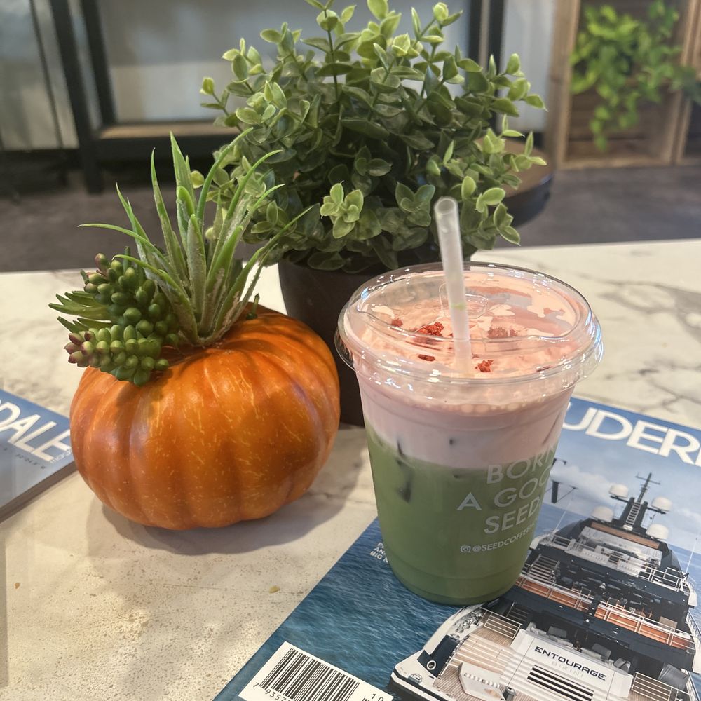 the seed. - Lighthouse Point - Strawberry cold foam almond milk matcha latte - Coffee & Tea Near Me - Lighthouse Point, Florida the seed. - Lighthouse Point - Strawberry cold foam almond milk matcha latte - Coffee & Tea Near Me - Lighthouse Point, Florida