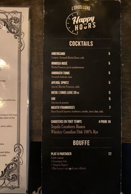 Menu photo 3 L'Gros Luxe Mile End Montreal, QC Menu photo 3 L'Gros Luxe Mile End Montreal, QC