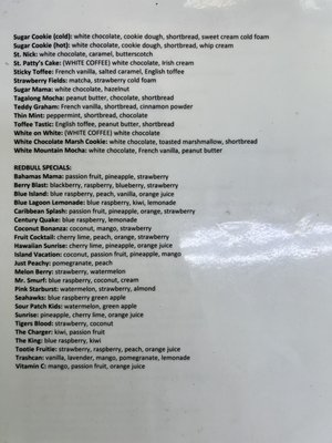 Menu photo 2 Evergreen Coffee Owasso, OK