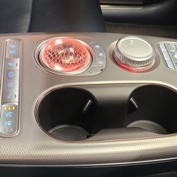 This, actually is a crystal ball until the vehicle is able to identify you with face or finger recognition- then flips over to the shifter.