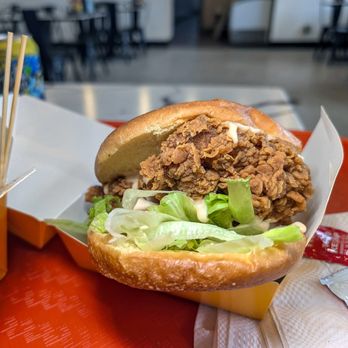 ABC Chicken - spicy chicken leg burger $10 - Chicken Wings Near Me - San Bruno, California