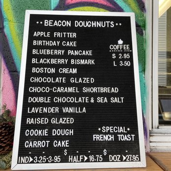 Beacon Doughnuts - Menu - Donuts Near Me - Chicago, Illinois Beacon Doughnuts - Menu - Donuts Near Me - Chicago, Illinois