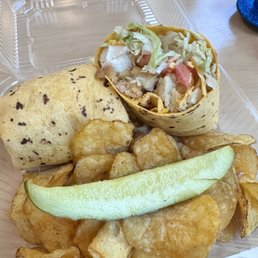 Chicken tender wrap Chicken tender wrap