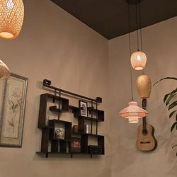 Corner seating wall decor