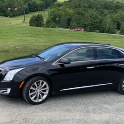 Burlington Van & Shuttle Service - Our Cadillac up in Stowe VT
