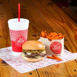 Hat Creek Burger Company - The Southwest Burger and Sweet Potato Fries