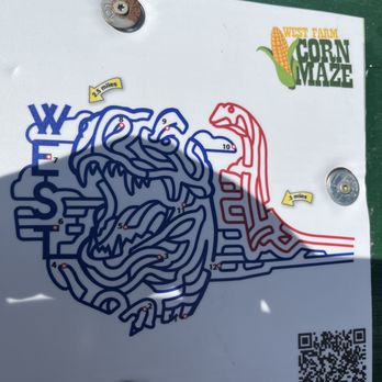 West Farm Corn Maze - Map - Farms Near Me - Moncks Corner, South Carolina