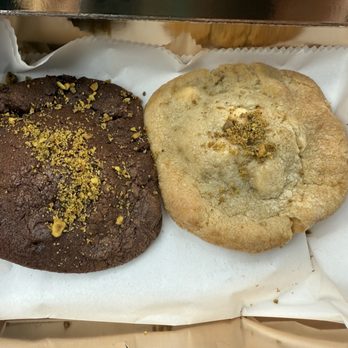 Tiff's Treats - Dubai Chocolate and Gold Cookies - Desserts Near Me - Austin, Texas