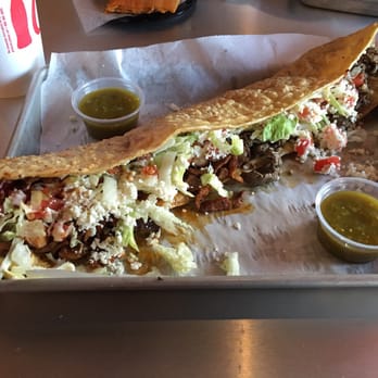 Taco Libre - The Machete! Half carne asada and half al pastor! - Desserts Near Me - West St. Paul, Minnesota Taco Libre - The Machete! Half carne asada and half al pastor! - Desserts Near Me - West St. Paul, Minnesota