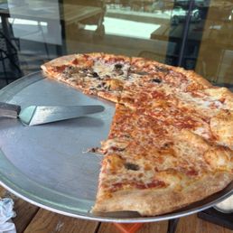 Half mushroom have cheese