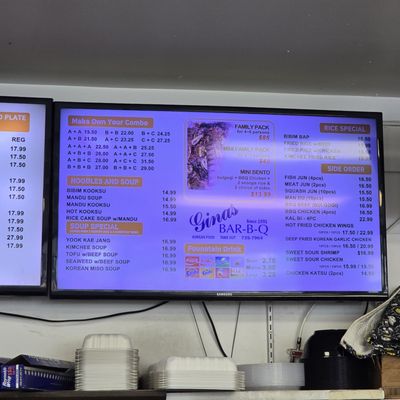 Menu photo 8 Gina's B-B-Q Honolulu, HI Menu photo 8 Gina's B-B-Q Honolulu, HI