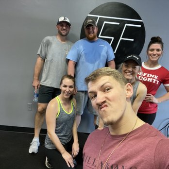 T Squared Fitness - Post boot camp with some of our members! - Gyms Near Me - Mobile, Alabama T Squared Fitness - Post boot camp with some of our members! - Gyms Near Me - Mobile, Alabama