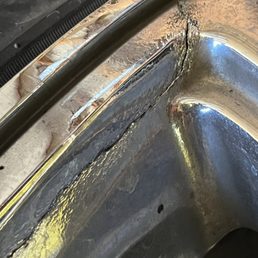 Crack that was repaired