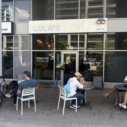 Outside Lola's!