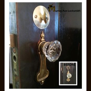 Murray Avenue Locksmith - Old mortise lock repair Murray Ave Locksmith Pittsburgh PA Before and after - Keys & Locksmiths Near Me - Pittsburgh, Pennsylvania