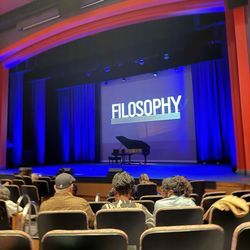 Lewis Family Playhouse - Watching a show tonight.