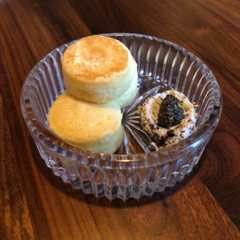 Francie - Souffle cakes with seaweed butter and caviar - Italian Near Me - Brooklyn, New York