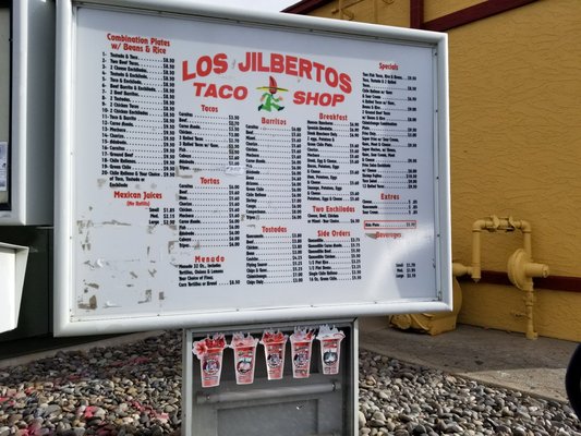 Menu photo 3 Los Jilbertos Grand Junction, CO
