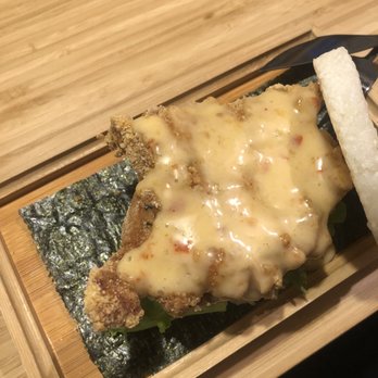 Kyuramen - Cherry Hill - K1. Crispy Chicken Rice Burger - Ramen Near Me - Cherry Hill, New Jersey Kyuramen - Cherry Hill - K1. Crispy Chicken Rice Burger - Ramen Near Me - Cherry Hill, New Jersey