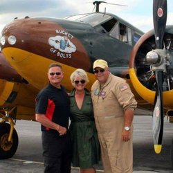 Dawn Gamble - Red Door Agencies - Farmers Insurance of the Chesapeake decided to take a flight in a WWII era C45.  The flight was outstanding.