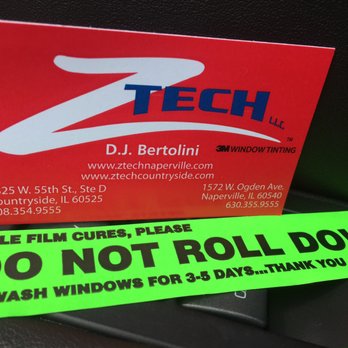 Z Tech Window Tinting - Auto Detailing Near Me - Naperville, Illinois