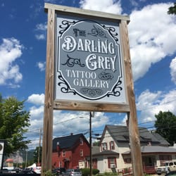 The Darling Grey Tattoo & Gallery - Street Sign on Seavey Street