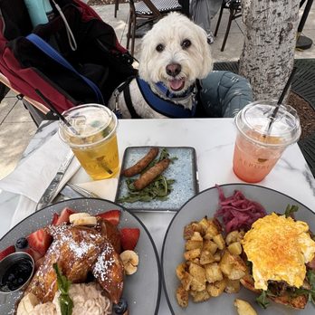 Republik Coffee - French toast and short rib Benedict. Side of turkey sausage - Coffee & Tea Near Me - Monrovia, California Republik Coffee - French toast and short rib Benedict. Side of turkey sausage - Coffee & Tea Near Me - Monrovia, California