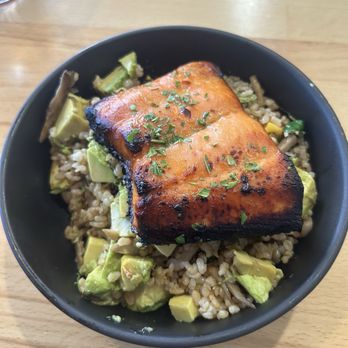 Salt & Spoon - Miso Glazed Salmon Bowl - New American Near Me - Las Vegas, Nevada Salt & Spoon - Miso Glazed Salmon Bowl - New American Near Me - Las Vegas, Nevada
