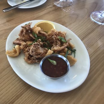 Breakwater - Thai calamari ( can you see it?) - American Near Me - Stonington, Connecticut Breakwater - Thai calamari ( can you see it?) - American Near Me - Stonington, Connecticut