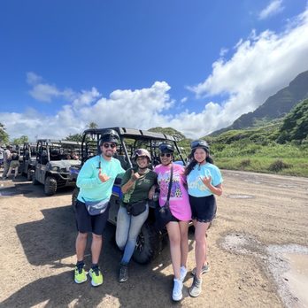 Kualoa Ranch - With Laura! Our guide and assigned driver for our ATV Tour. She's the best! - Tours Near Me - Kaneohe, Hawaii Kualoa Ranch - With Laura! Our guide and assigned driver for our ATV Tour. She's the best! - Tours Near Me - Kaneohe, Hawaii