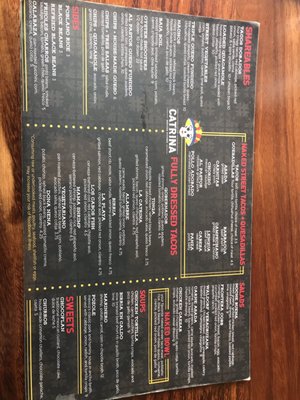 Menu photo 4 La Catrina Mexican Kitchen New Albany, IN