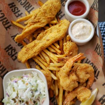 Tricky Fish - Catfish & shrimp combo - Seafood Near Me - Richardson, Texas Tricky Fish - Catfish & shrimp combo - Seafood Near Me - Richardson, Texas