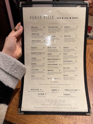 Menu photo 2 Nomad Pizza Princeton, NJ Menu photo 2 Nomad Pizza Princeton, NJ