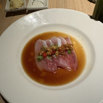 Otaru Sushi & Handroll Bar - Kanpachi garlic - Sushi Bars Near Me - Dallas, Texas Otaru Sushi & Handroll Bar - Kanpachi garlic - Sushi Bars Near Me - Dallas, Texas