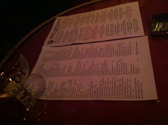 Menu photo 6 The Map Room Chicago, IL