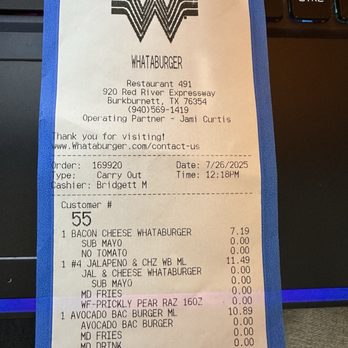 Whataburger - Burgers Near Me - Burkburnett, Texas